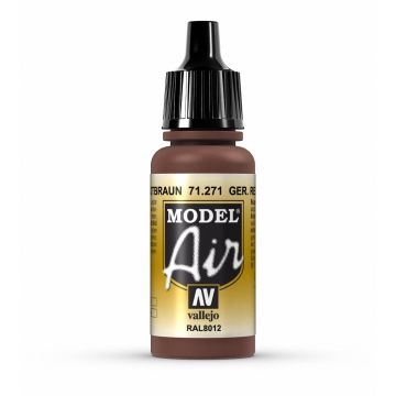 AV Vallejo Model Air 17ml - German Red Brown (VAL71271)
