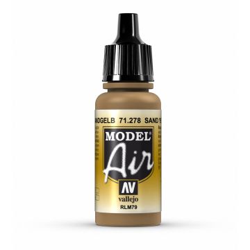 AV Vallejo Model Air 17ml - Sand Yellow RLM79 (VAL71278)