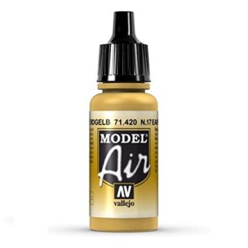 AV Vallejo Model Air 17ml - N 17 Earth Yellow (VAL71420)