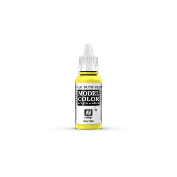 AV Vallejo Model Color 17ml - Fluorescent Yellow (VAL730)