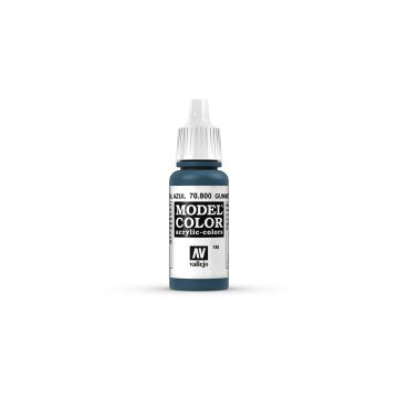 AV Vallejo Model Color 17ml - Metallic Gunmetal Blue (VAL800)