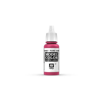 AV Vallejo Model Color 17ml - Sunset Red (VAL802)