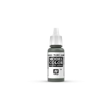 AV Vallejo Model Color 17ml - Metallic Gunmetal Grey (VAL863)
