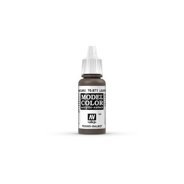 AV Vallejo Model Color 17ml - Leather Brown (VAL871)