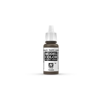 AV Vallejo Model Color 17ml - Chocolate Brown (VAL872)