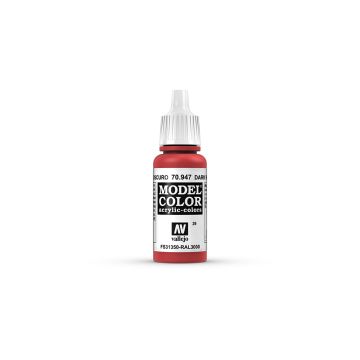 AV Vallejo Model Color 17ml - Dark Vermillion (VAL947)