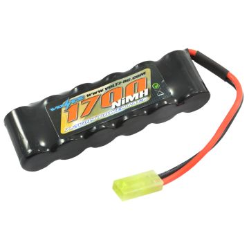 Voltz 1700mAh 7.2V NiMH Straight Battery Pack W/ Mini Tamiya (VZ0053)