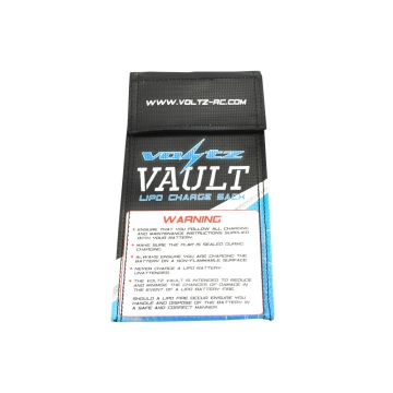 Voltz Charge Vault LiPO Sack/Bag Small 10cm X 20cm (VZ1002)