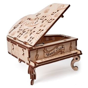 Wood Trick Grand Piano ( music box) (WDTK041)