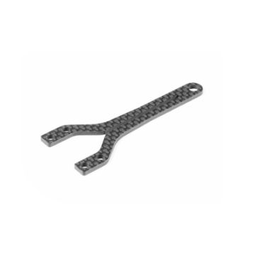 Xray X4F Graphite Upper Deck - Split Front - 2.0mm (XR301075)