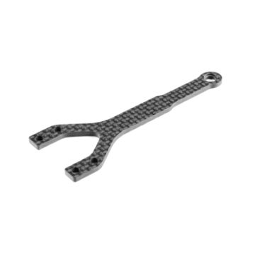 Xray X4F'24 Graphite Upper Deck - Split Front - 2.0mm (XR301081)