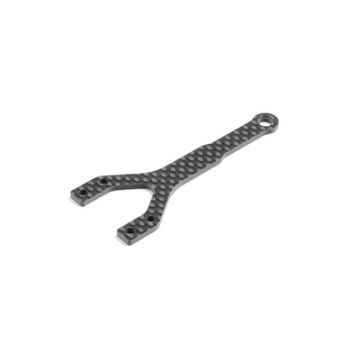 Xray X4F'25 Graphite Upper Deck - Split Front - 2.0mm (XR301083)