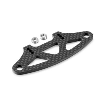 Xray Graphite Bumper Upper Holder For Adjustable Body Mounts 2.5mm (XR301210)