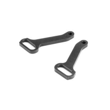 Xray X4 Alu Front Steering Plate +1mm - Swiss 7075 T6 (2) (XR302394)