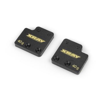 Xray Short Lipo Balancing Chassis Weight 40G (2) (XR309861)
