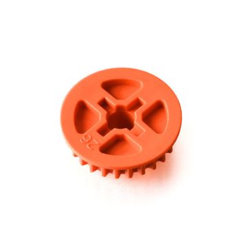 Xray Low Friction Composite Belt Pulley 26T - Mid-Side - Graphite (XR335886-O)