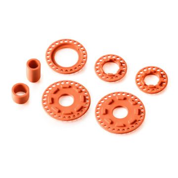 Xray Composite Belt Pulley Cover Set - Graphite (XR345800-O)