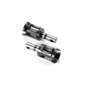 Xray Front Diff Outdrive Adapter Long - V2 - Hudy Spring Steel (2) (XR355064)