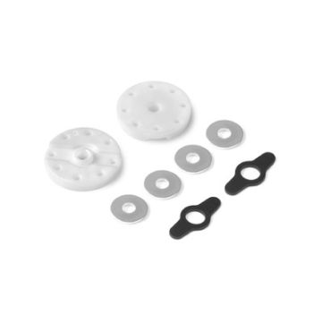 Xray 2-Way Flow Delrin Shock Piston 6-H. (1.3mm) & 2-H. (1.1mm) (2) (XR358028)