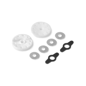 Xray 2-Way Flow Delrin Shock Piston 8-H. (1.2mm) & 2-H. (1.2mm) (2) (XR358030)