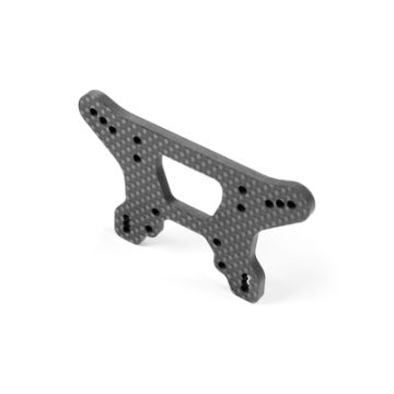 Xray XT4 Graphite Shock Tower For Hs Bulkhead - Lower - Front (XR362090)
