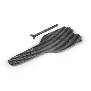 Xray X1'19 Graphite Chassis & Top Deck 2.5mm - Adj. Wheelbase (XR371020)