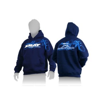 Xray Xray Sweater Hooded - Blue (Xs) (XR395500XS)