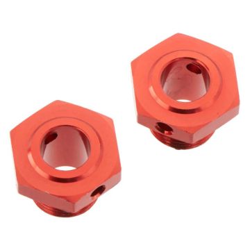 Arrma Wheel Hex Aluminum 17mm/13.6mm  Red (2) (Z-AR310447)