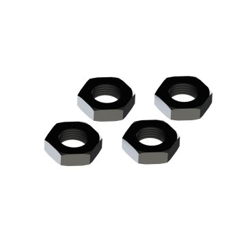 Arrma Wheel Nut Aluminum 17mm Black (4) (Z-AR310449)