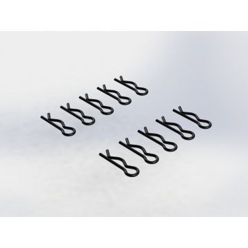 Arrma Body Clip Large Black (10) (Z-AR320278)