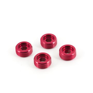 Arrma Nut Front Hub Aluminum Red (4) (Z-AR330196)