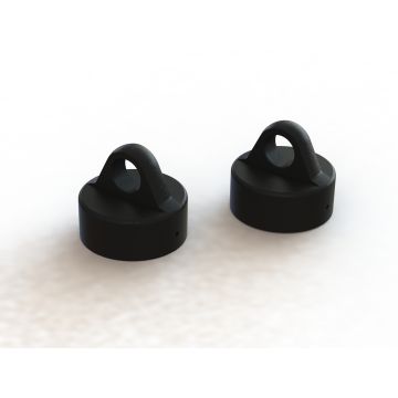 Arrma Shock Cap Aluminum Black 6S (2) (Z-AR330491)