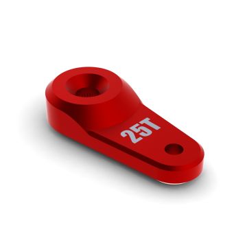 Arrma Servo Horn Metal 25T Aluminum Red (Z-AR340102)