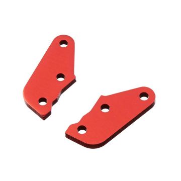 Arrma Steering Plate B Aluminum Red SENTON (2) (Z-AR340106)