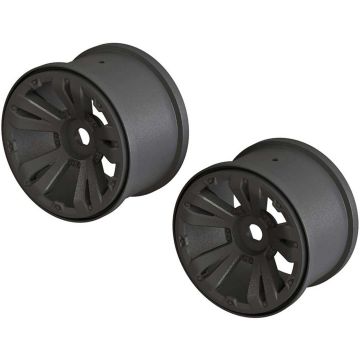 Arrma MT 3.8 Wheel 17mm Hex Black  (2) (Z-AR510111)