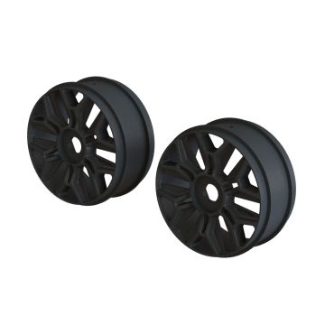 Arrma 1/8 Buggy Wheel Black (2) (Z-AR510120)