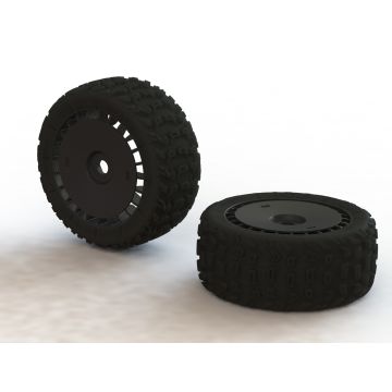 Arrma KATAR T 6S Tire/Wheel Set Talion (2) (Z-AR550048)
