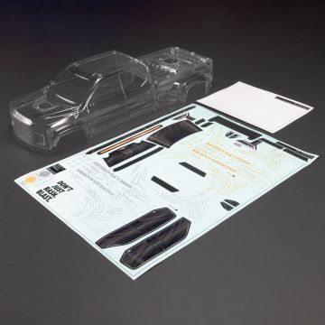 Arrma BIG ROCK CREW 4X4 Cab Trimmed Body, Clear (Z-ARA-1381)