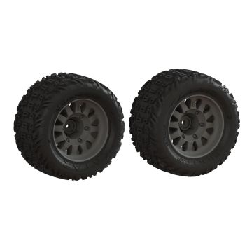 Arrma dBoots 'Katar' Tire Set Glued (2) (Z-ARA-1553)
