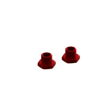 Arrma Aluminum Wheel Hex 17mm 14.6mm Thick Red (2) (Z-ARA311035)