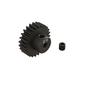Arrma 25T 0.8Mod 1/8" Bore CNC Steel Pinion Gear (Z-ARA311087)