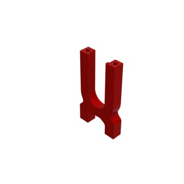 Arrma Aluminum Center Diff Holder, Red (Z-ARA320666)