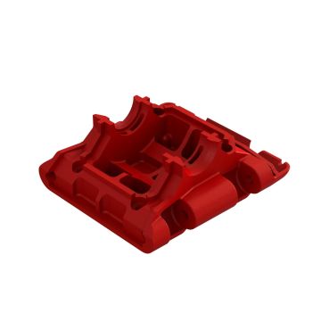 Arrma Rear Lower Skid/Gearbox Mount (1pc) - Red (Z-ARA320778)