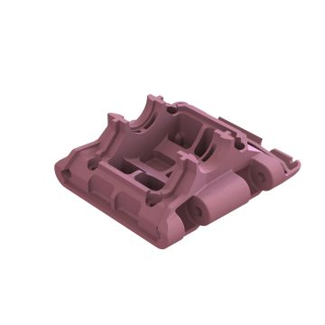 Arrma Rear Lower Skid/Gearbox Mount (1pc) - Pink (Z-ARA320784)