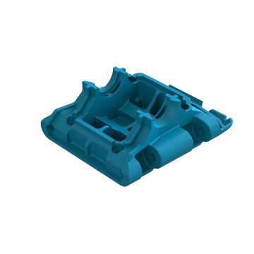 Arrma Rear Lower Skid/Gearbox Mount (1pc) - Blue (Z-ARA320788)