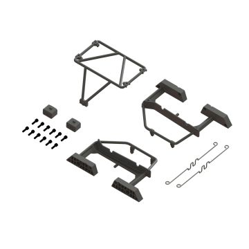 Arrma Desert Truck Body Roll Cage Set, Black: GROM (Z-ARA320821)