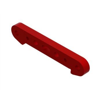 Arrma Aluminum Rear Suspension Mount (Red) (Z-ARA330557)
