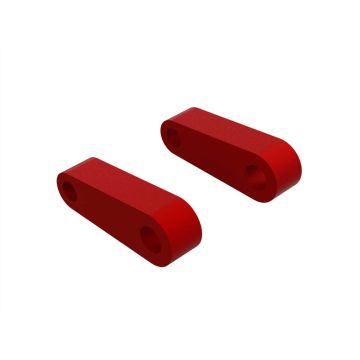 Arrma Aluminum Fr Suspension Mounts (Red) (2) (Z-ARA330594)