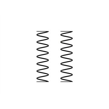 Arrma Shock Springs: 130mm 2.15N/mm (12.28lb/in)(2) (Z-ARA330619)
