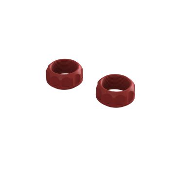 Arrma Threaded Shock Collar Red (2) (Z-ARA330690)